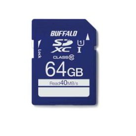BUFFALO バッファロー RSDC-064GU1S UHS-I Class1 SDカード 64GB(RSDC-064GU1S)