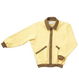 日本エンゼル スクエアニット室内着【えり付き前開きタイプ】 クリーム L (5101)