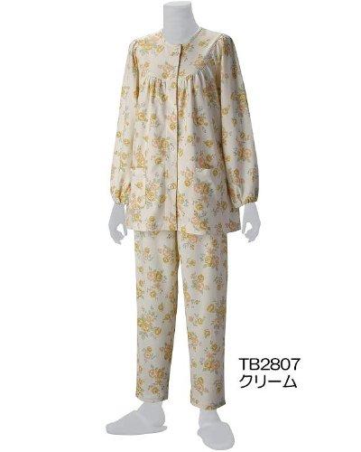 グンゼ 婦人用長袖ﾊﾟｼﾞｬﾏ(通年用)M ｸﾘｰﾑ C1341030のサムネイル