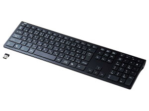 SANWASUPPLY �T�����T�v���C ���C�����X�X�����L�[�{�[�h�@SKB-WL33BK