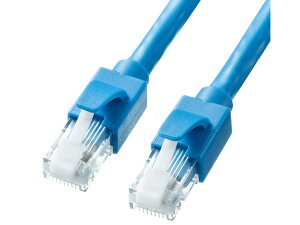 SANWASUPPLY �T�����T�v���C �J�e�S��6A LAN�P�[�u��(�u���[�E100m)�@KB-T6ATS-100BL