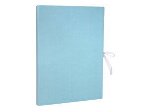 のび〜るファイル A4タテ(ひも付) 4穴 青 セキセイ AE-50H-BU