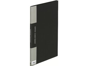 クリアーファイル カラーベース ハンディ A4 10ポケット 黒 キングジム 132CH-BK