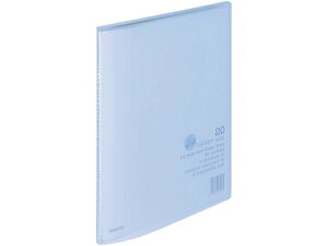 クリヤーブック〈キャリーオール〉固定式 A4ワイド 20ポケット 青 コクヨ ラ-3B