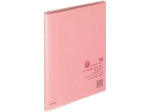 クリヤーブック〈キャリーオール〉固定式 A4ワイド 20ポケット ピンク コクヨ ラ-3P