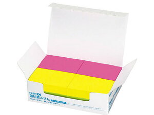 強粘着ふせん〈K2〉 75×50 7色ミックス ネオン20冊 コクヨ K2メ-KN7550X20