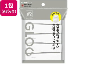 スティックのり 四角 しっかり貼るS 5個×6P コクヨ タ-G301N-5P