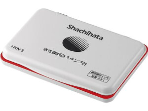 水性顔料系スタンプ台大形赤 普通紙和紙用 シヤチハタ HKN-3-R