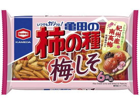 亀田の柿の種 梅しそ 6袋 亀田製菓