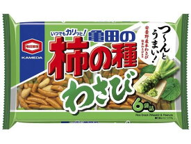 亀田の柿の種 わさび 6袋 亀田製菓