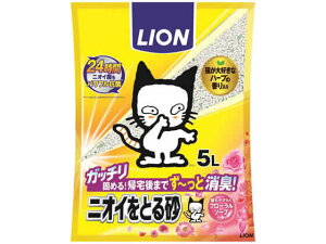 ニオイをとる砂 フローラルソープの香り 5L ライオン