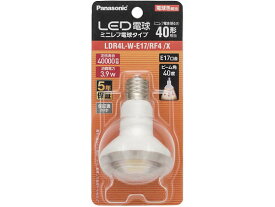 LED電球ミニレフ形 40W相当電球色 パナソニック LDR4LWE17RF4X