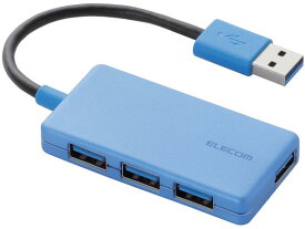 USB3.0ハブ コンパクト 4ポート エレコム U3H-A416BBU
