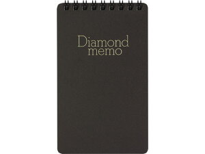 ダイヤメモ〈L〉 方眼罫 黒 40枚×10冊 デザインフィル 19003011