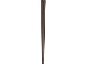 ダブルエンボス食事箸 黒21cm 曙産業 PM-323