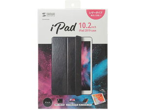 iPad 10.2�C���` �\�t�g���U�[�P�[�X �u���b�N �T�����T�v���C PDA-IPAD1607BK