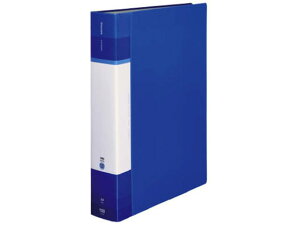 クリヤーブック(Glassele)固定式A4背ポケット 100P ブルー コクヨ ラ-GLB100B