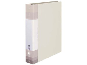 クリヤーブック(Glassele)替紙式背ポケットSワイドA4オフホワイト コクヨ ラ-GLB740W