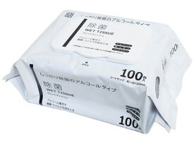 除菌 ウェットティッシュ アルコールタイプ 厚手 100枚 AI−WILL