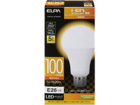 LED電球A形 1520lm 電球色 朝日電器 LDA14L-G-G5106