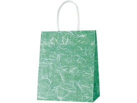 紙袋 スムースバッグ 22-12 雲竜 緑 25枚 シモジマ 003156119