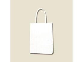 紙袋 スムースバッグ 18-07 白無地 25枚 シモジマ 003156901