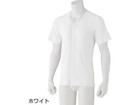 半袖ワンタッチシャツ(2枚組)(紳士) ホワイト M ケアファッション 09800101
