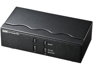 ディスプレイ切替器 DVI 24pin用・2回路 サンワサプライ SW-EDV2N2