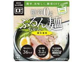 糖質0gぷるんちゃん麺 鶏白湯味 200g オーミケンシ