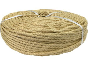 PSロープ わら縄色 6mm×200m ユタカメイク 4934857