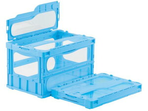 サンコー/フタ一体型折畳コンテナー 559110 マドコンライトC-50Bブルー 三甲 4698916
