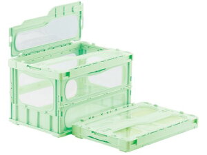 サンコー/フタ一体型折畳コンテナー 559110 マドコンライトC-50Bグリーン 三甲 4698924