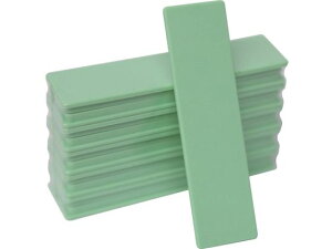 マグネット式片面名札22×82 緑 10枚 日本統計機 4639618