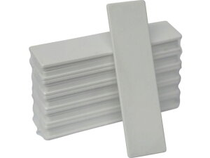 マグネット式片面名札22×82 白 10枚 日本統計機 4639634