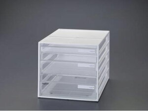 レターケース ホワイト 250×340×230mm 3段 エスコ EA954JA-1