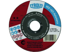 ؒfu X^_[h^Cv 125×1×22.23mm TYROLIT 1953510