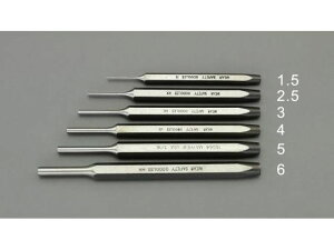 平行ピンポンチ 4.0×127mm エスコ EA572MG-4