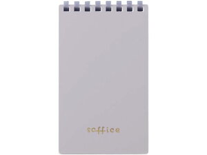 ソフィーチェノート メモサイズ 方眼罫 パープル40枚 リヒトラブ N3100-10