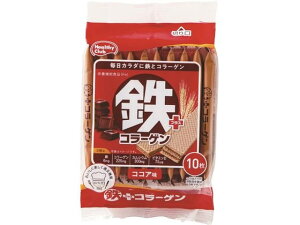 鉄プラスコラーゲンウエハース 10枚 ハマダコンフェクト