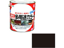 油性多用途カラー 1.6L 黒 アサヒペン