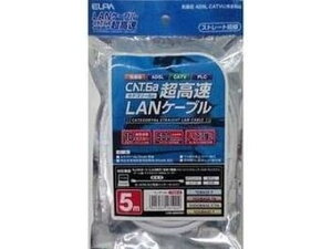 LAN�P�[�u�� CAT6a 5M �����d�� LAN-A605(W)
