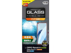 OPPO Reno7 A ガラスフィルム 高透明 エレコム PM-O221FLGG