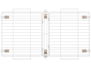 ウッディシステムサークル用屋根 ナチュラル アイリスオーヤマ SWS-1200Y