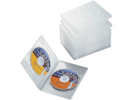 DVDトールケース 両面収納 10枚パック クリア エレコム CCD-DVD06CR
