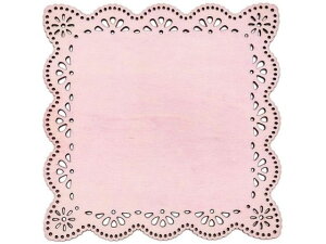 レーススクエアプレート #2 ピンク 東京堂 ZE009007-002