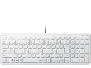 有線キーボード パンタグラフ 薄型 ホワイト エレコム TK-FCP097WH