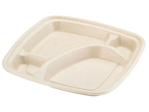 バガス容器 BB弁当 N23-23A ラミ 本体 50枚 パックスタイル 00653872