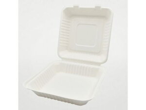 バガス容器 ABランチ 230-230 200枚 パックスタイル 00680560