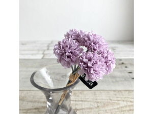 ポンポンマムバンドル(1束6本) ライトパープル アスカ 72-34240-7B