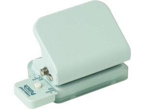 ルーズリーフパンチ 6穴式 ライトブルー コンパクト ソニック SP-8701-LB